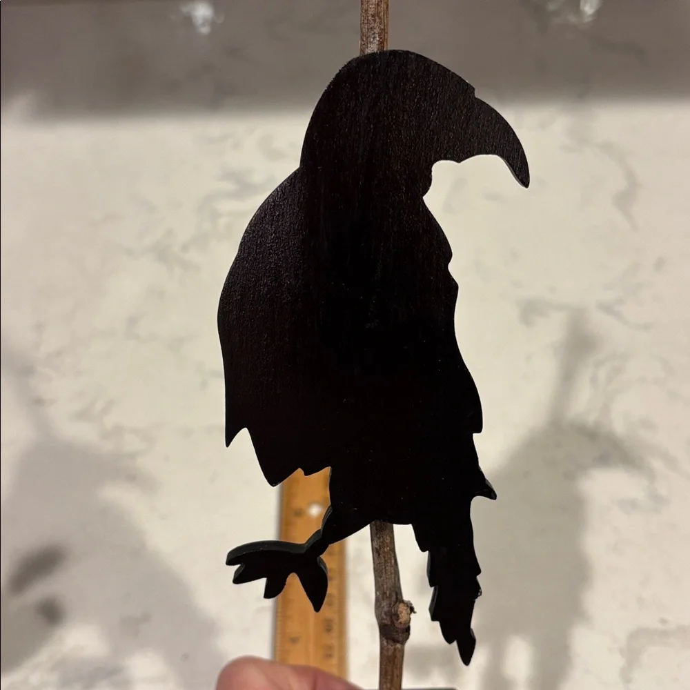 Pottery Barn Spooky Silhouette Halloween Decor - Owl/Raven
